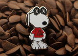 Snoopy Joe Cool KAWS Enamel Pin - Red Shirt