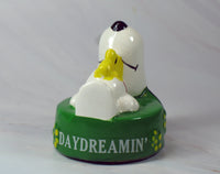 Snoopy Mini Paperweight - Daydreamin' (Light Wear To Felt Pad)