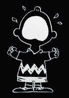 Angry Charlie Brown Die-Cut Vinyl Decal - White (Image To Follow)
