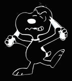 Angry Snoopy Die-Cut Vinyl Decal - White (Image To Follow)