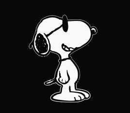 Snoopy Joe Cool Indoor/Outdoor Die - Cut Vinyl Decal - White (Solid Fill - Full Color) - snoopn4pnuts.com