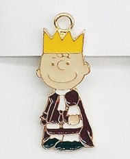 King Charles Enamel Charm - snoopn4pnuts.com