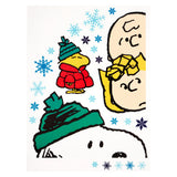 Peanuts Winter Holiday "Peeker" Static PVC Window Clings (Great For Car Windows Too!)