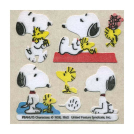 Peanuts Stickermagic Felt Sticker Sheet - Great For Scrapbooking! - snoopn4pnuts.com