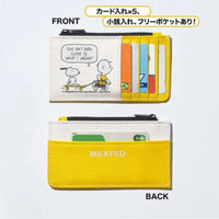 Peanuts Faux Leather Credit Card Holder / Change Purse (Perfect Size For Pocket or Purse)