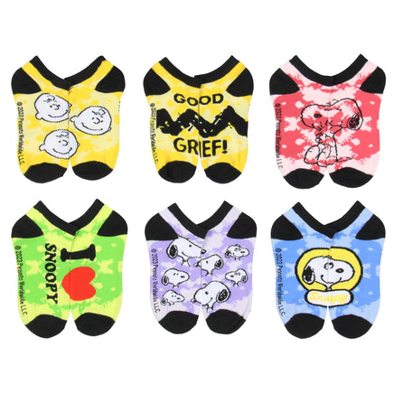 Peanuts Matching No Show Socks (Smaller: Size 5 - 8) - snoopn4pnuts.com