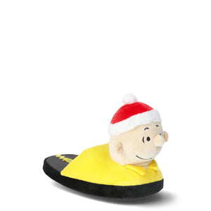 Peanuts Christmas Character 3D Scuff Slippers With Memory Foam - Men's Charlie Brown