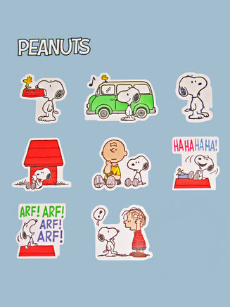 Peanuts 8 - Piece Sticker Set - snoopn4pnuts.com
