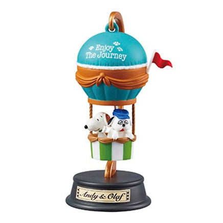 Peanuts Hot Air Balloon Figurine - Andy and Olaf - snoopn4pnuts.com
