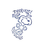 Snoopy Vintage Rubber Stamp With Wood Handle - TERRIFIC!