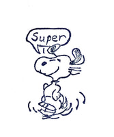 Snoopy Vintage Rubber Stamp With Wood Handle - SUPER! - snoopn4pnuts.com