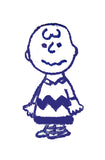 Snoopy Vintage Rubber Stamp With Wood Handle - Charlie Brown