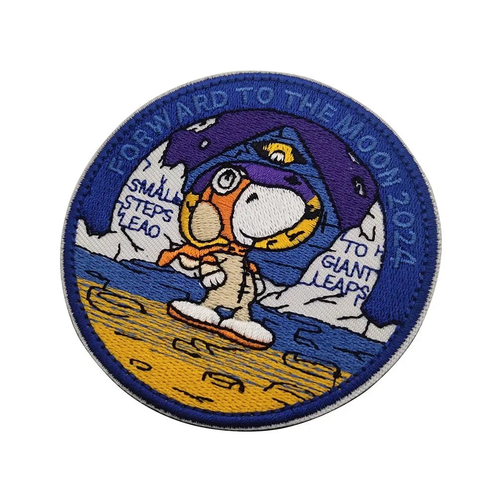 Snoopy Nasa Patch Mars Rover 2024 Snoopy Astronaut Patch - Forward To The Moon | snoopn4pnuts.com