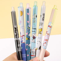 Snoopy Retractable Gel Pen With Pocket Clip - 6 Designs To Choose From - snoopn4pnuts.com