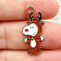 Snoopy Christmas Holiday Enamel Charm - 7 Colorful Designs!