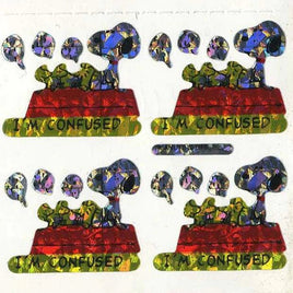 Peanuts Stickermagic Prismatic / Holographic Sticker Sheet - Great For Scrapbooking! - snoopn4pnuts.com