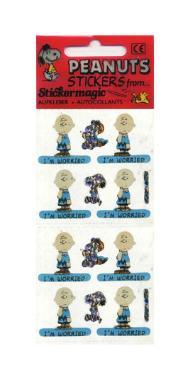 Peanuts Stickermagic Prismatic / Holographic Sticker Set - Great For Scrapbooking! - snoopn4pnuts.com