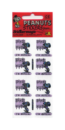 Peanuts Stickermagic Prismatic / Holographic Sticker Set - Great For Scrapbooking! - snoopn4pnuts.com