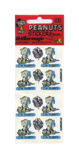 Peanuts Stickermagic Prismatic / Holographic Sticker Set - Great For Scrapbooking! - snoopn4pnuts.com