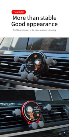 Peanuts Car Vent Cell Phone Holder - Space Flight 1969 - snoopn4pnuts.com