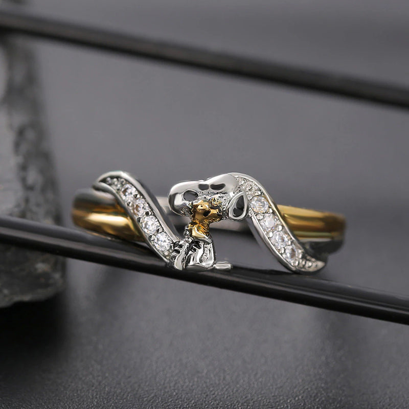【SNOOPY】 ELEGANCE RING　SV925 Peanuts Snoopy All Stars Ring SV925 Charlie Brown Woodstock