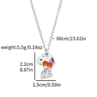Snoopy Imported Enamel Necklace (Lightweight Pendant)