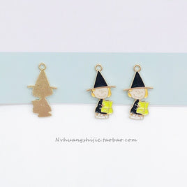 Sally Halloween Witch Enamel Charm - snoopn4pnuts.com
