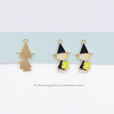 Sally Halloween Witch Enamel Charm - snoopn4pnuts.com