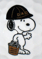 Snoopy Dad Golf Ball - "Dollars Against Diabetes" - snoopn4pnuts.com