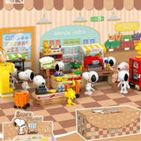 Snoopy Lego Blocks-Style Grocery Store Display - Hot Dog Stand