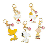 Peanuts Double Pendant Metal Key Chain - Snoopy Sitting