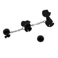 Charlie Brown - Snoopy - Woodstock Triple Enamel Chained Pin Set