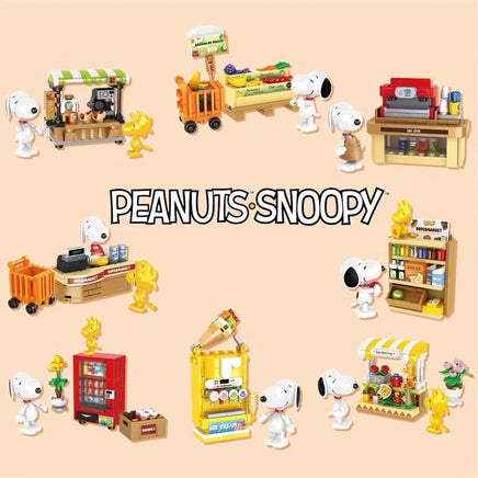 Snoopy Lego Blocks - Style Grocery Store Display - Supermarket Cashier - snoopn4pnuts.com