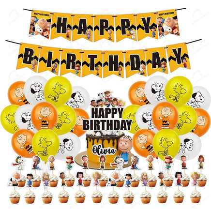 Peanuts Latex Party Balloon - SINGLE (Air Fill/NOT Helium) - Matching Party Ware Sold Separately - snoopn4pnuts.com