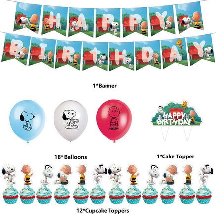 Peanuts Party Cake Picks Set (12) - Matching Party Ware Sold Separately - snoopn4pnuts.com