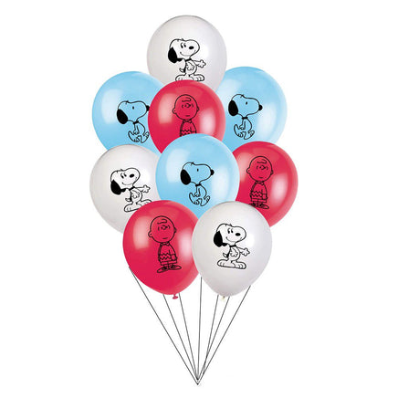 Peanuts Latex Party Balloon - SINGLE (Air Fill/NOT Helium) - Matching Party Ware Sold Separately - snoopn4pnuts.com