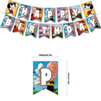 Peanuts Birthday Banner Party Ware