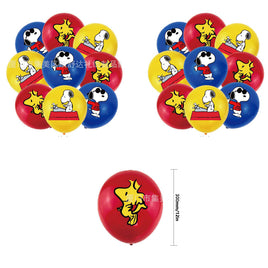 Peanuts Latex Party Balloon - SINGLE (Air Fill/NOT Helium) - Matching Party Ware Sold Separately - snoopn4pnuts.com