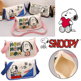 Snoopy Canvas Shoulder Bag Purse - snoopn4pnuts.com