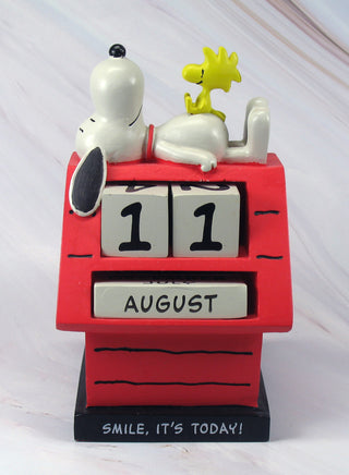Snoopy and Woodstock Perpetual Calendar (Near Mint) - snoopn4pnuts.com