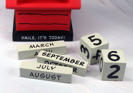 Snoopy and Woodstock Perpetual Calendar (Near Mint) - snoopn4pnuts.com