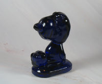 Snoopy - Style Blue Glass Figurine / Paperweight - snoopn4pnuts.com