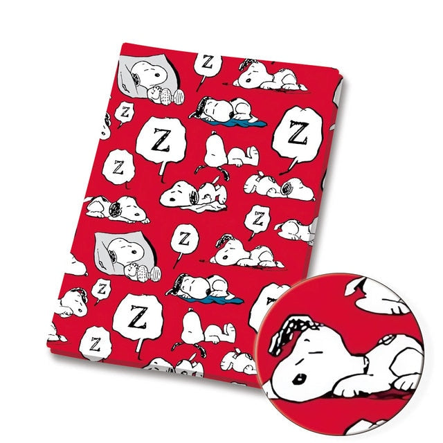 Peanuts Fabric - Sleepy Snoopy (18" x 55")