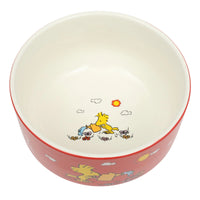 Snoopy Stoneware Bowl / Snack Dish - Watering Happiness - snoopn4pnuts.com