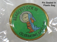 Beaglestock III Pin Celebrating Apollo 10 (May 1969) - Astronaut Linus  RARE!