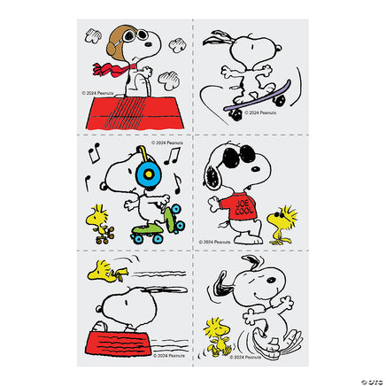 Snoopy Personas Temporary Tattoos (Safe and Non - Toxic) - snoopn4pnuts.com