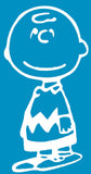 Charlie Brown Die-Cut Vinyl Decal - White