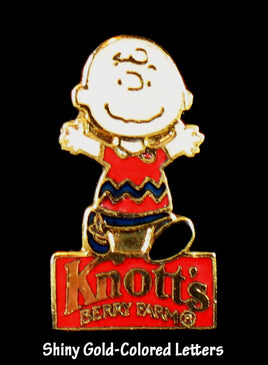 Knott's Berry Farm Charlie Brown Cloisonne Pin - snoopn4pnuts.com
