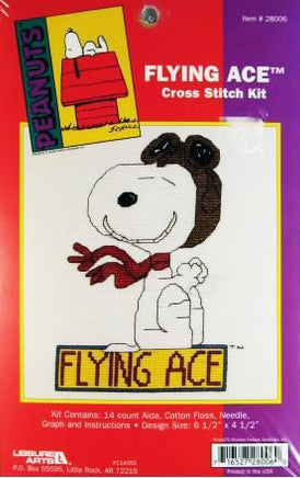 Flying Ace Counted Cross Stitch Kit