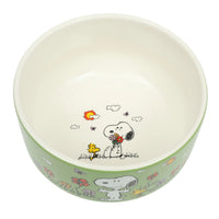 Snoopy Stoneware Bowl / Snack Dish - Harvesting Sunshine - snoopn4pnuts.com
